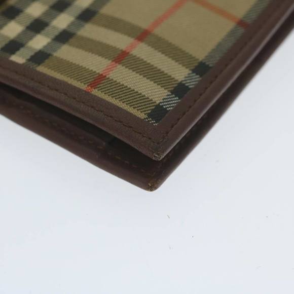 BURBERRY Nova Check Agenda Day Planner Cover Nylon Canvas Beige Auth hk1000 - Picture 15 of 16